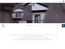 Tablet Screenshot of leosolis.ch